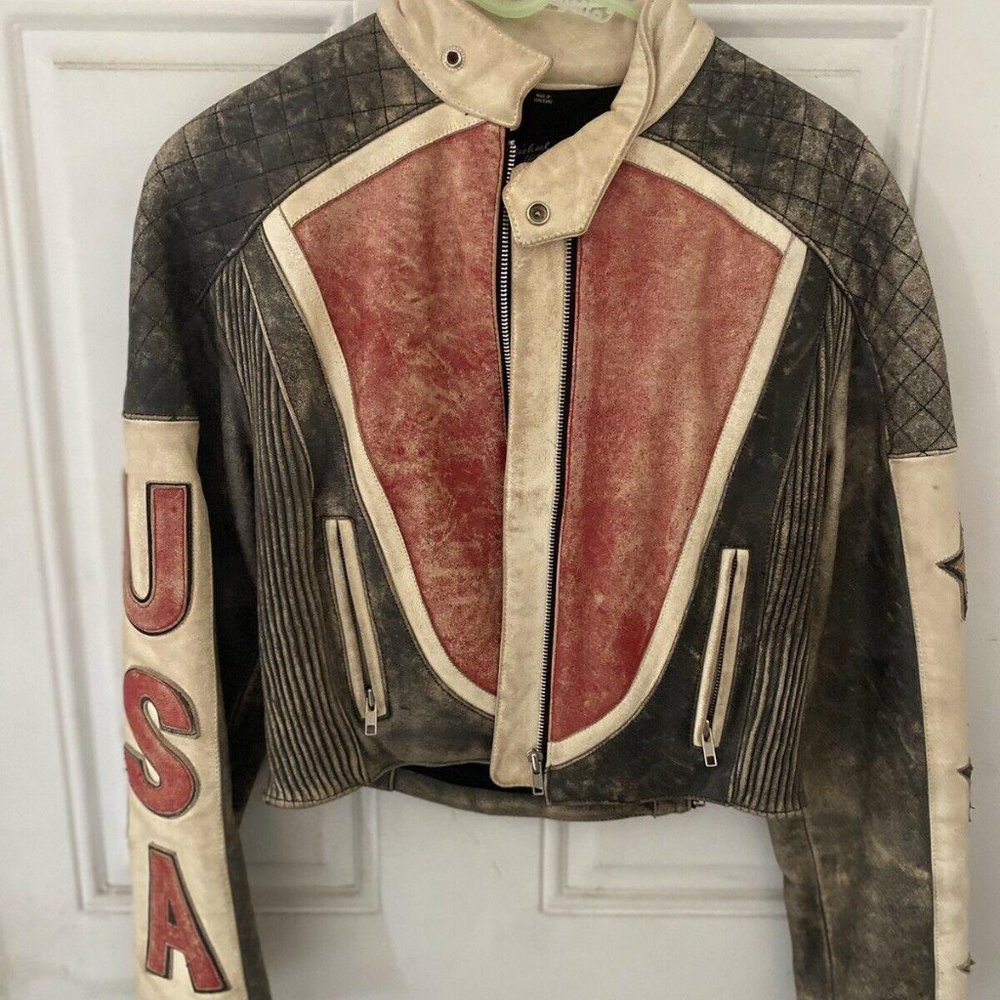 RARE/Vintage North Beach Leather Cafe Racer Jacket